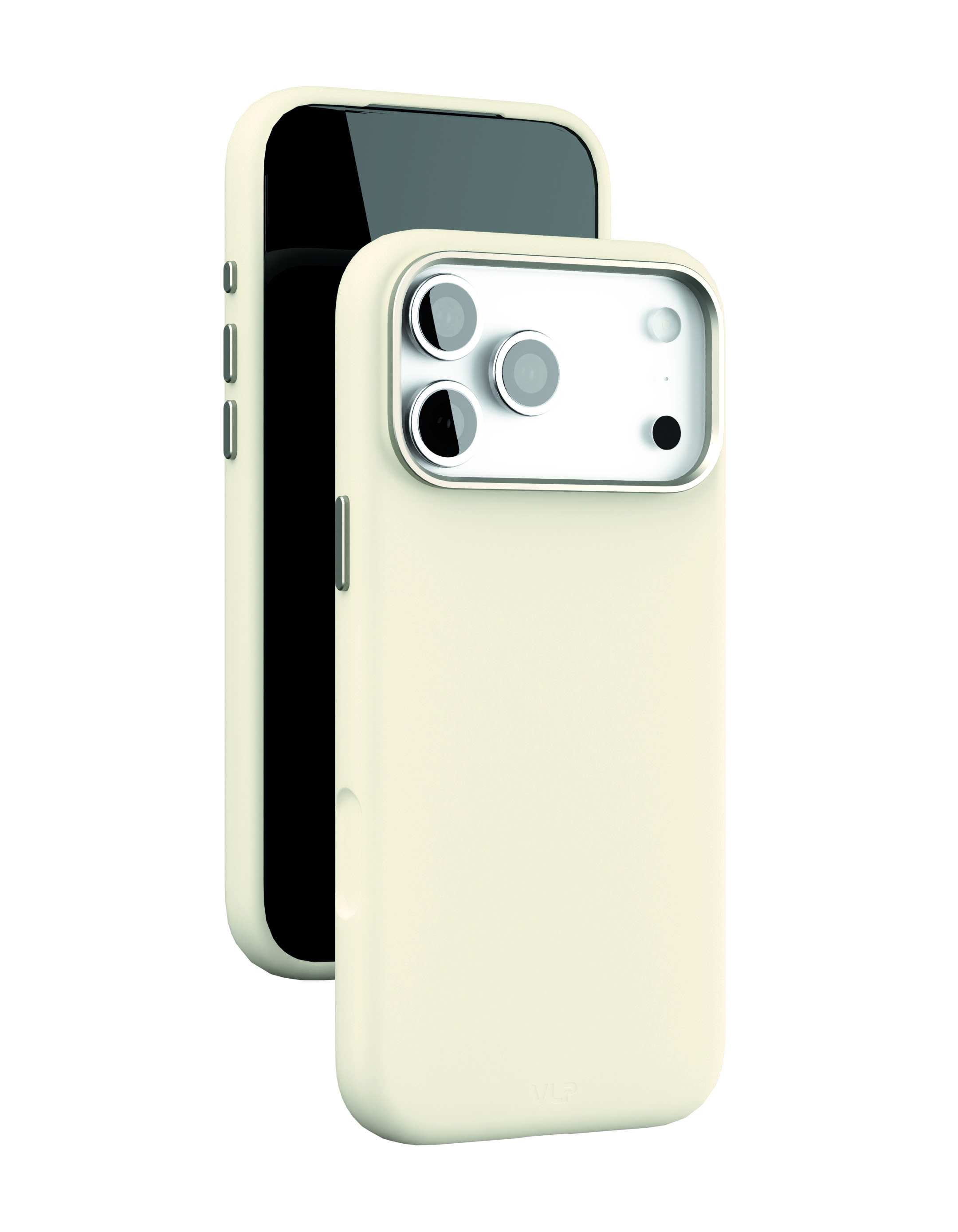 На фото изображено Чехол защитный VLP Aster Pro Case с MagSafe для iPhone 17 Pro Max, белый