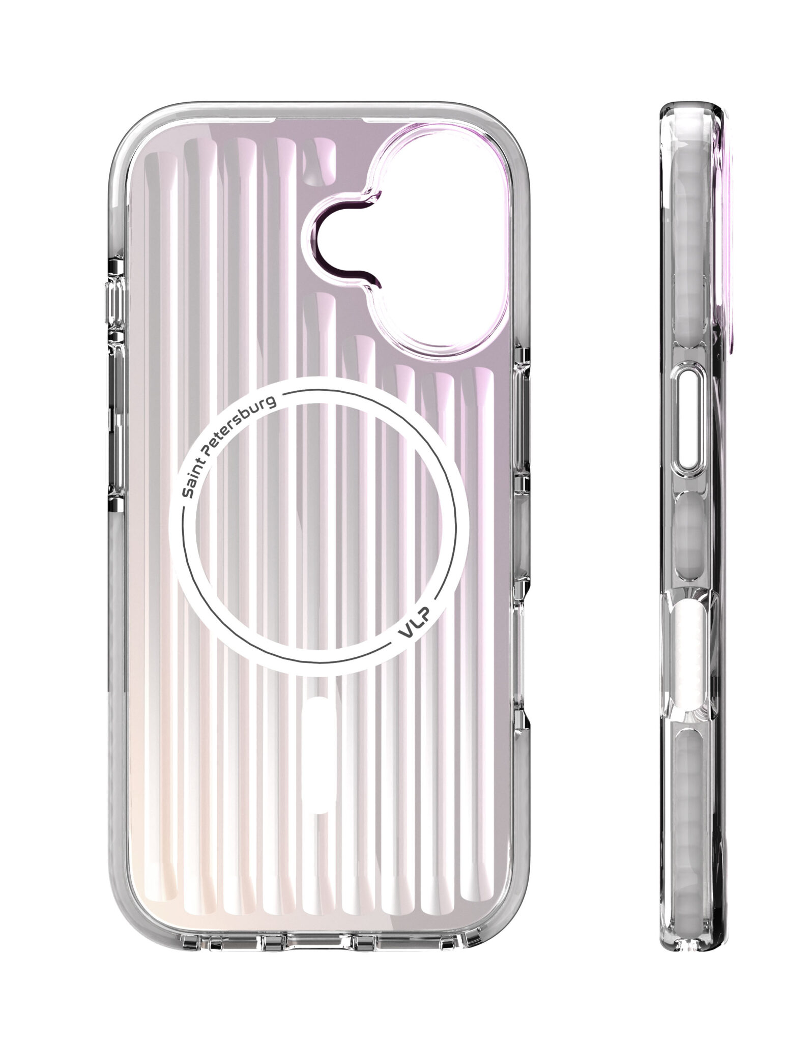 Фото Чехол защитный VLP Pulse Case с MagSafe для iPhone 17, перламутровый На фото изображено Чехол защитный VLP Pulse Case с MagSafe для iPhone 17, перламутровый