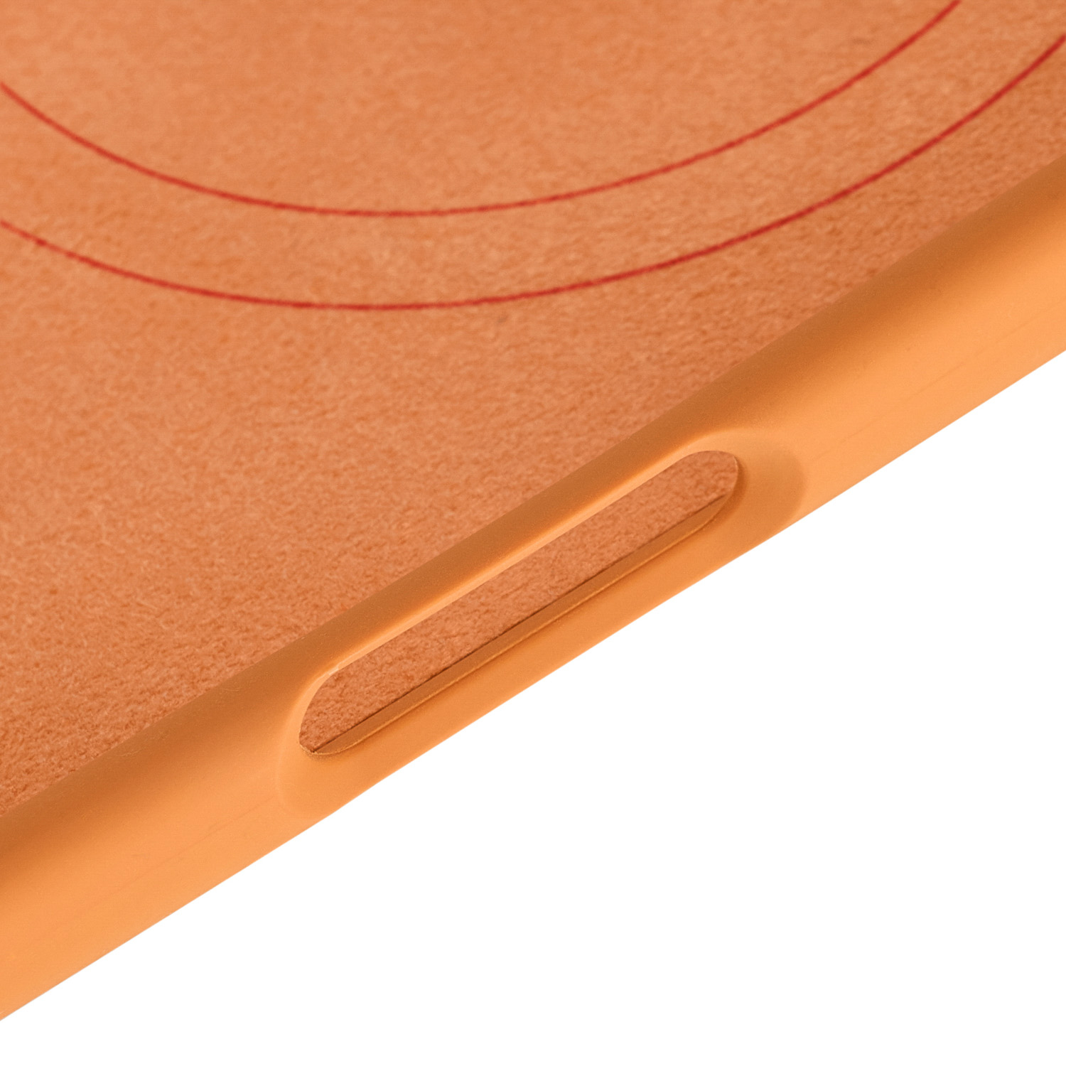 На фото изображено Чехол защитный uBear Touch Mag Case для iPhone 17 Air, MagSafe, оранжевый