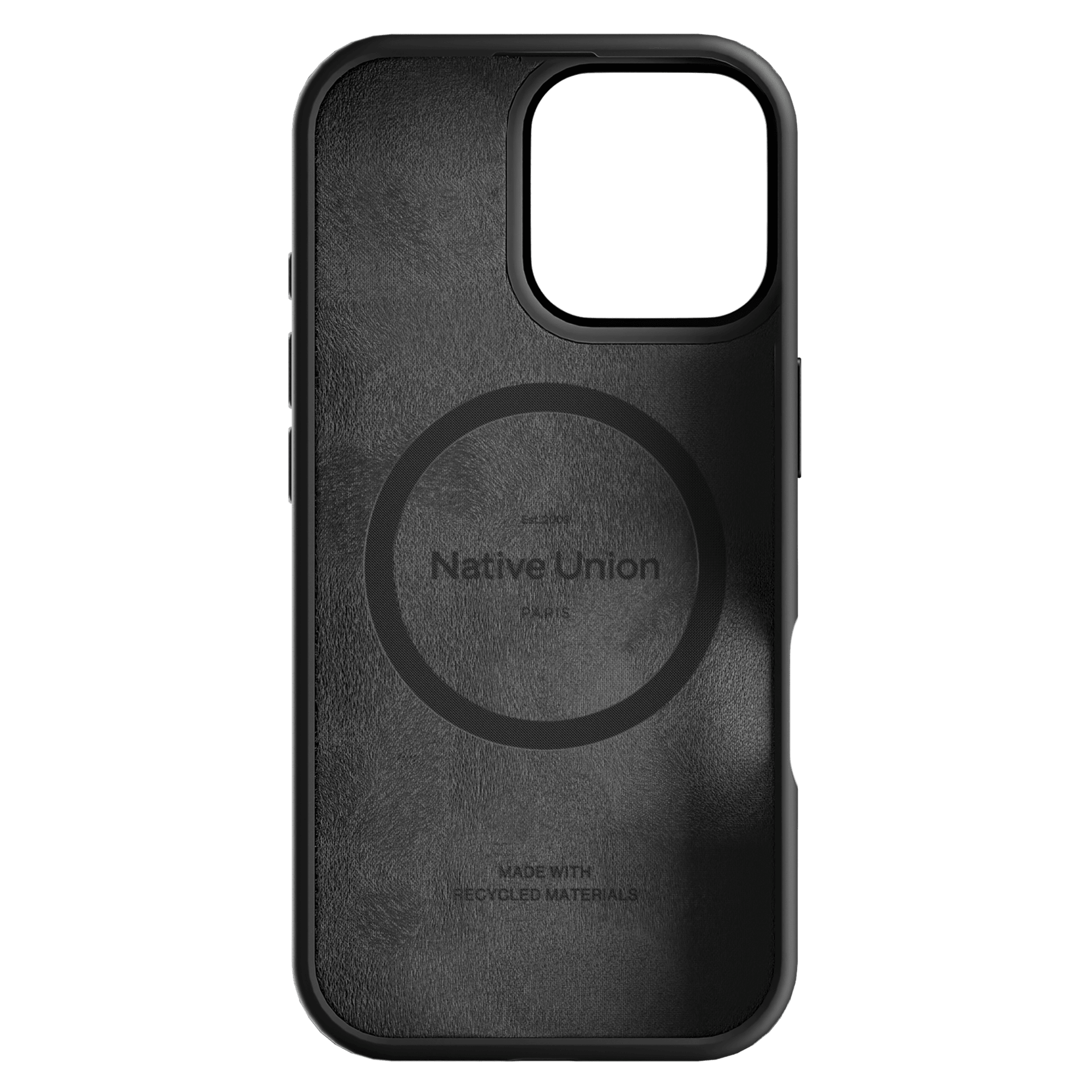На фото изображено Чехол Native Union Active Case MagSafe для iPhone 16 Pro Max, чёрный