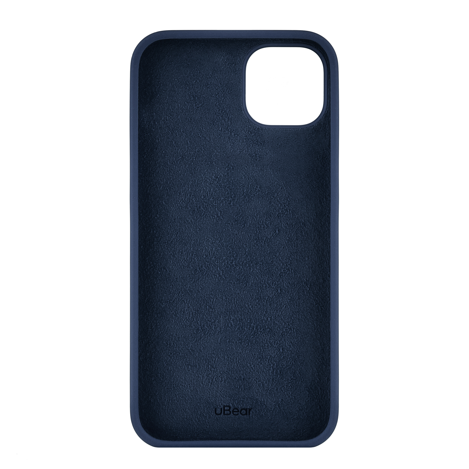 На фото изображено Чехол защитный uBear Touch Case для iPhone 14 Plus, силикон, софт-тач, тёмно-синий