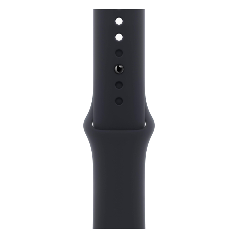 Apple Watch Series 9, 41 мм, корпус из алюминия цвета «Тёмная ночь», спортивный ремешок, размер M/L