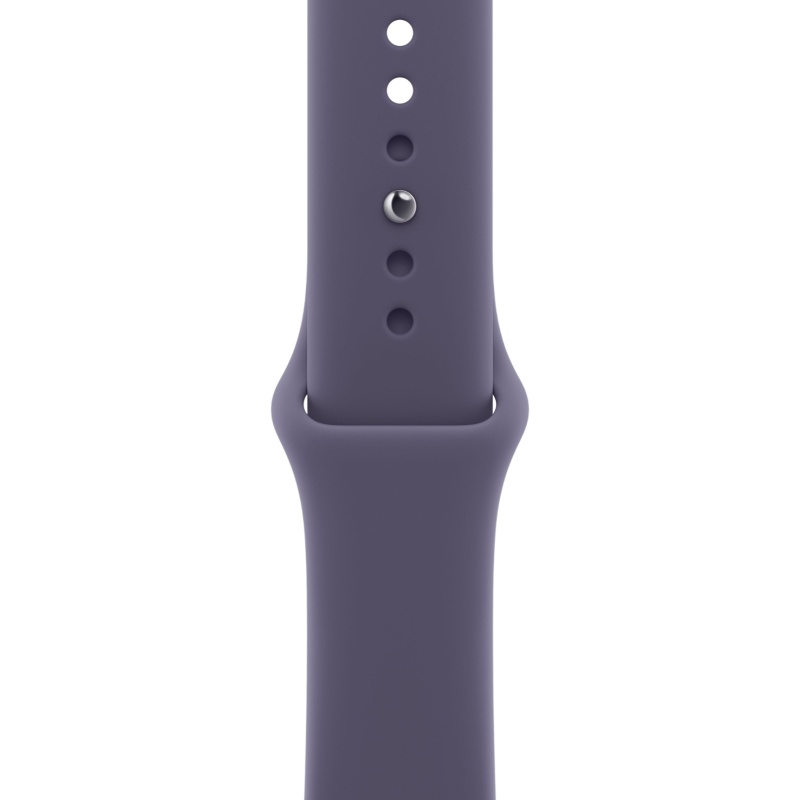 Фото Apple Watch Series 11, 46 мм, корпус из алюминия цвета «Серебристый», спортивный ремешок, размер M/L На фото изображено Apple Watch Series 11, 46 мм, корпус из алюминия цвета «Серебристый», спортивный ремешок, размер M/L