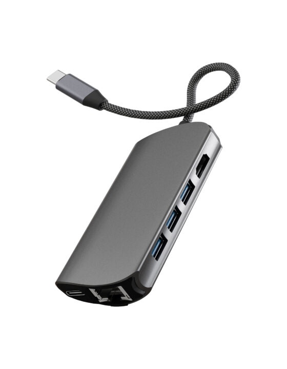 Адаптер VLP Infinity Hub 8 in 1, графит