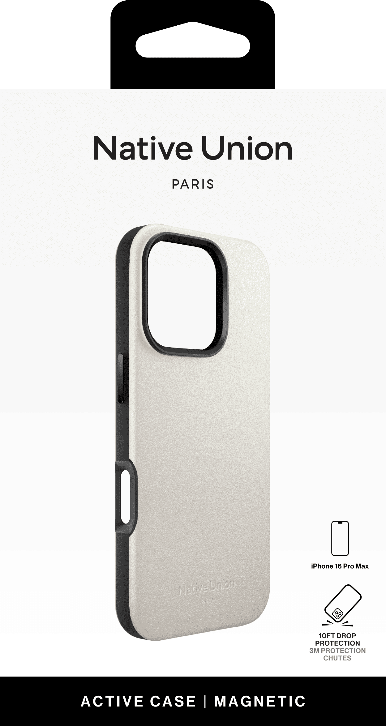 На фото изображено Чехол Native Union Active Case MagSafe для iPhone 16 Pro Max, песчаник