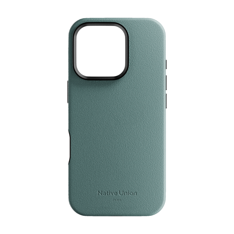 На фото изображено Чехол Native Union Active Case MagSafe для iPhone 16 Pro, зелёный сланец