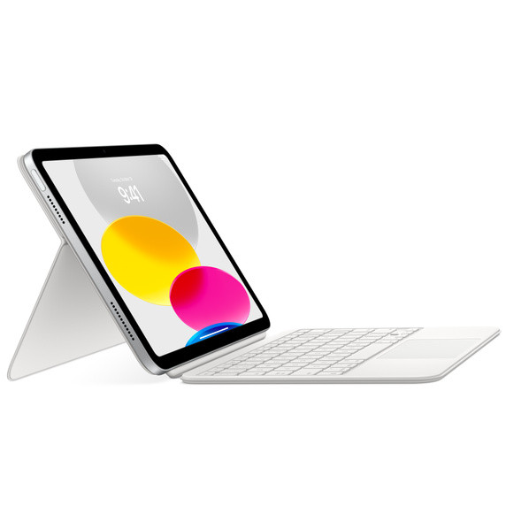 Клавиатура Apple Magic Keyboard Folio для iPad 10, белый