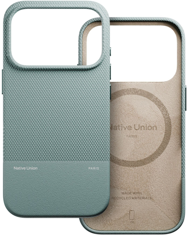 Фото Чехол Native Union Paris (Re) Classic для iPhone 17 Pro Зеленый На фото изображено Чехол Native Union Paris (Re) Classic для iPhone 17 Pro Зеленый