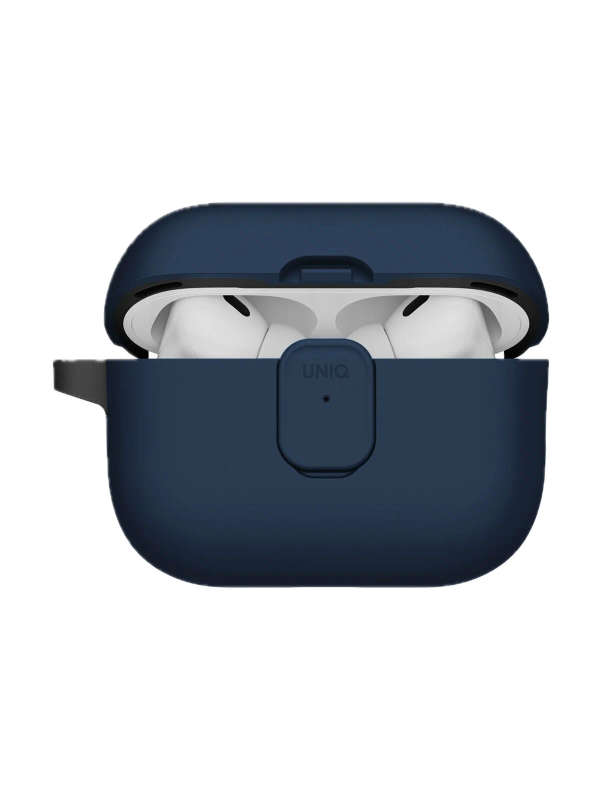 Фото Чехол Uniq CLYDE Lock case для AirPods Pro 3, Royal Blue/Flint Grey