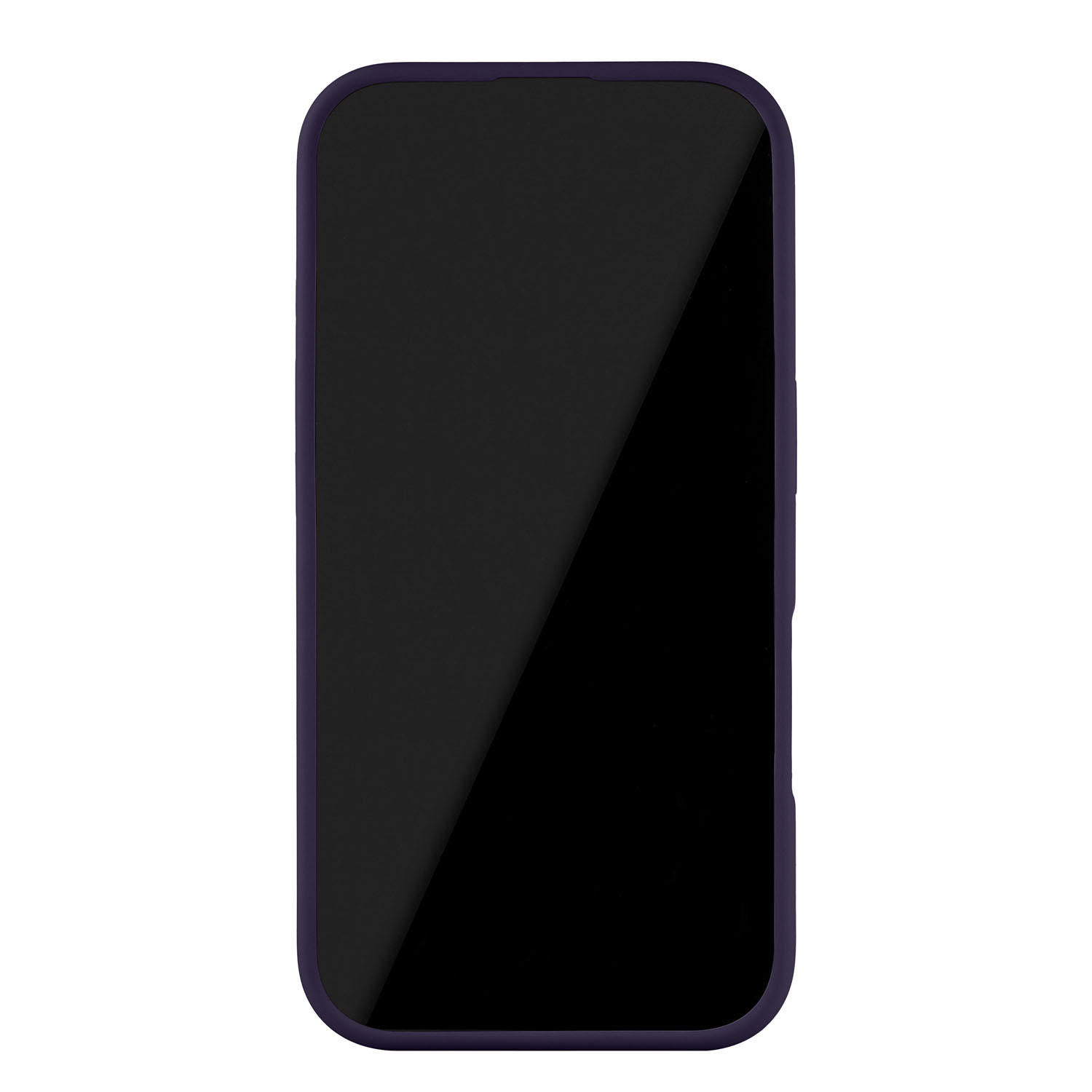 На фото изображено Чехол защитный uBear Touch Mag Case для iPhone 16, темно-фиолетовый
