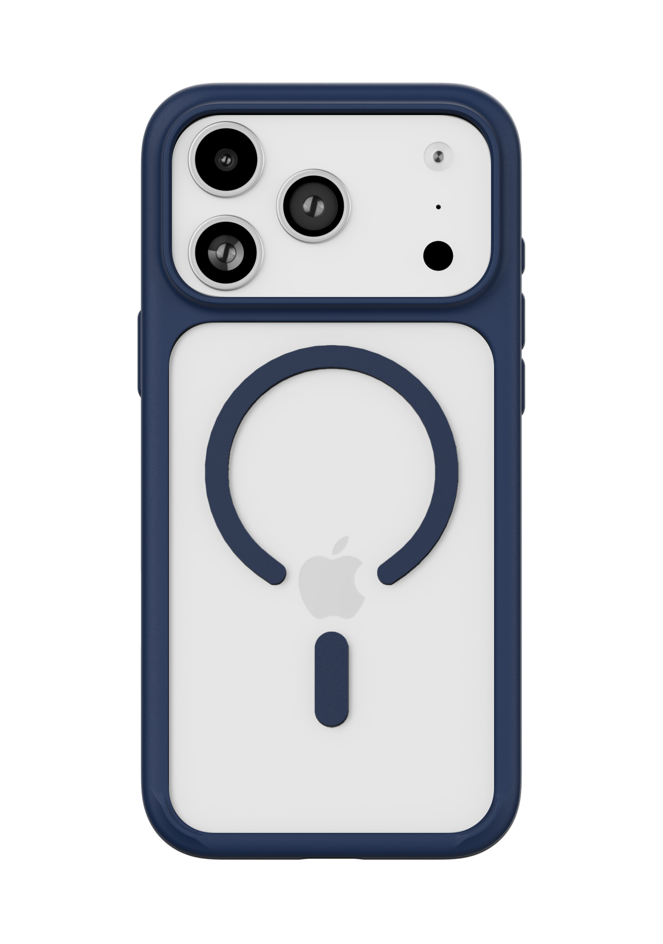 Фото Чехол защитный uBear Shade Case для iPhone 17 Pro Max, синий На фото изображено Чехол защитный uBear Shade Case для iPhone 17 Pro Max, синий