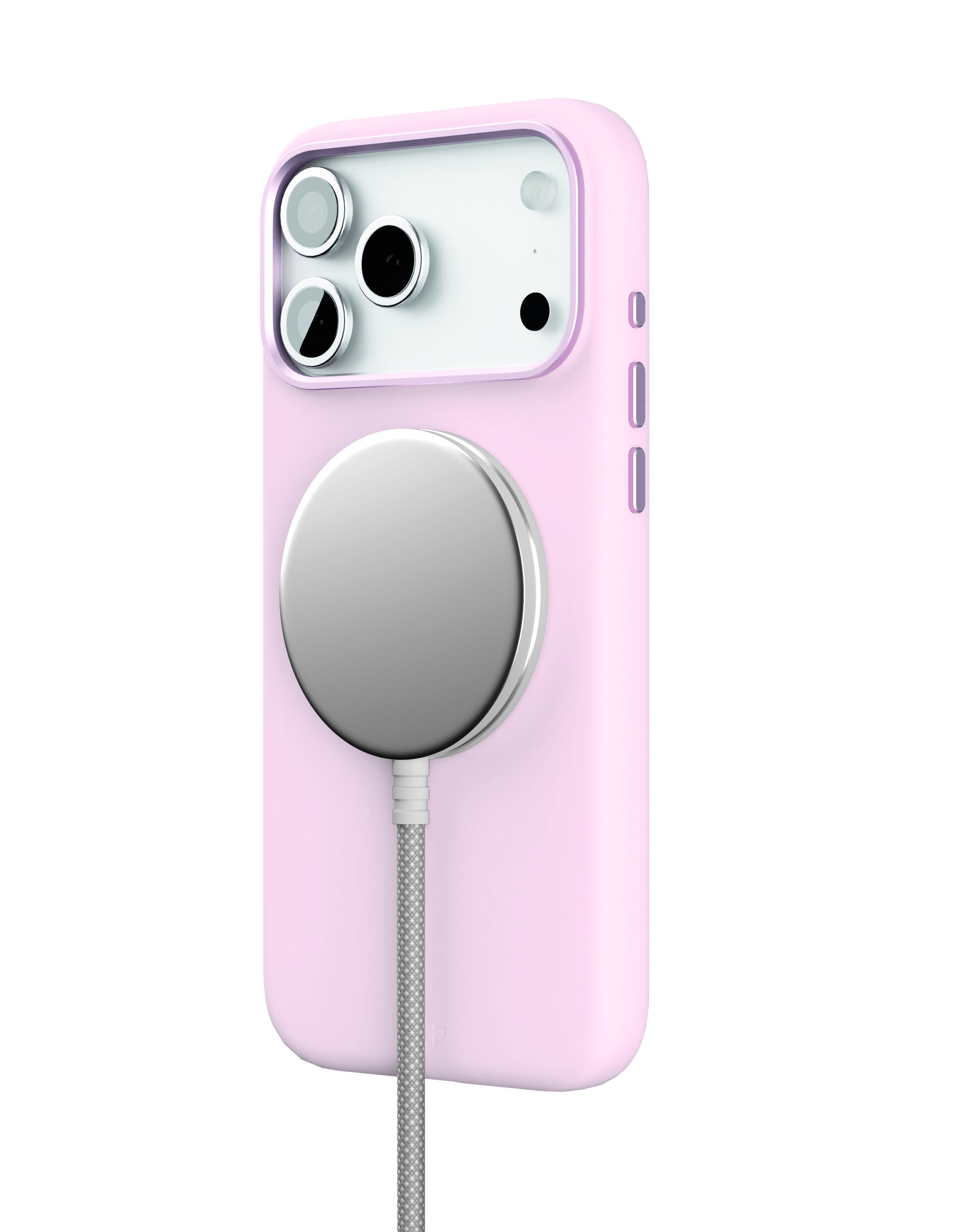 Фото Чехол защитный VLP Aster Pro Case с MagSafe для iPhone 17 Pro Max, розовый На фото изображено Чехол защитный VLP Aster Pro Case с MagSafe для iPhone 17 Pro Max, розовый