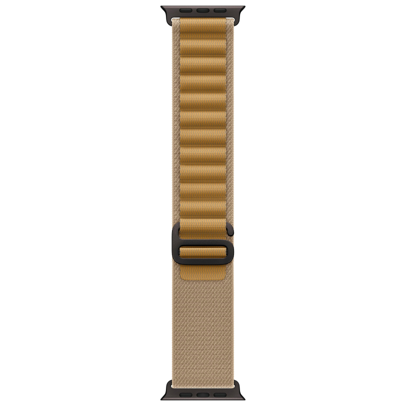 Apple Watch Ultra 2 GPS + Cellular, 49 мм, корпус из черного титана, ремешок Alpine цвета «загар», размер S