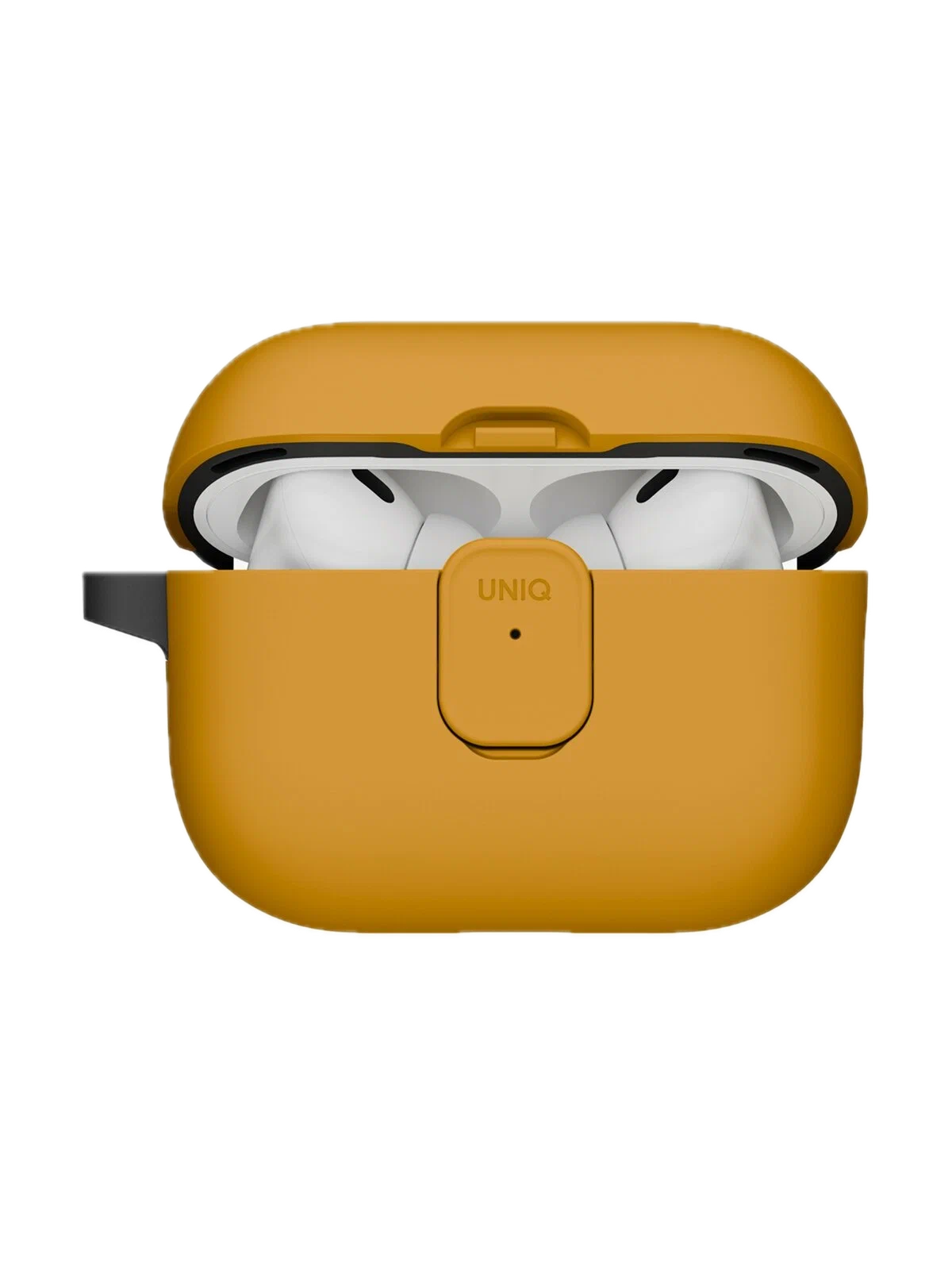 Фото Чехол Uniq CLYDE Lock case для AirPods Pro 3, Racing Yellow/Dark Grey