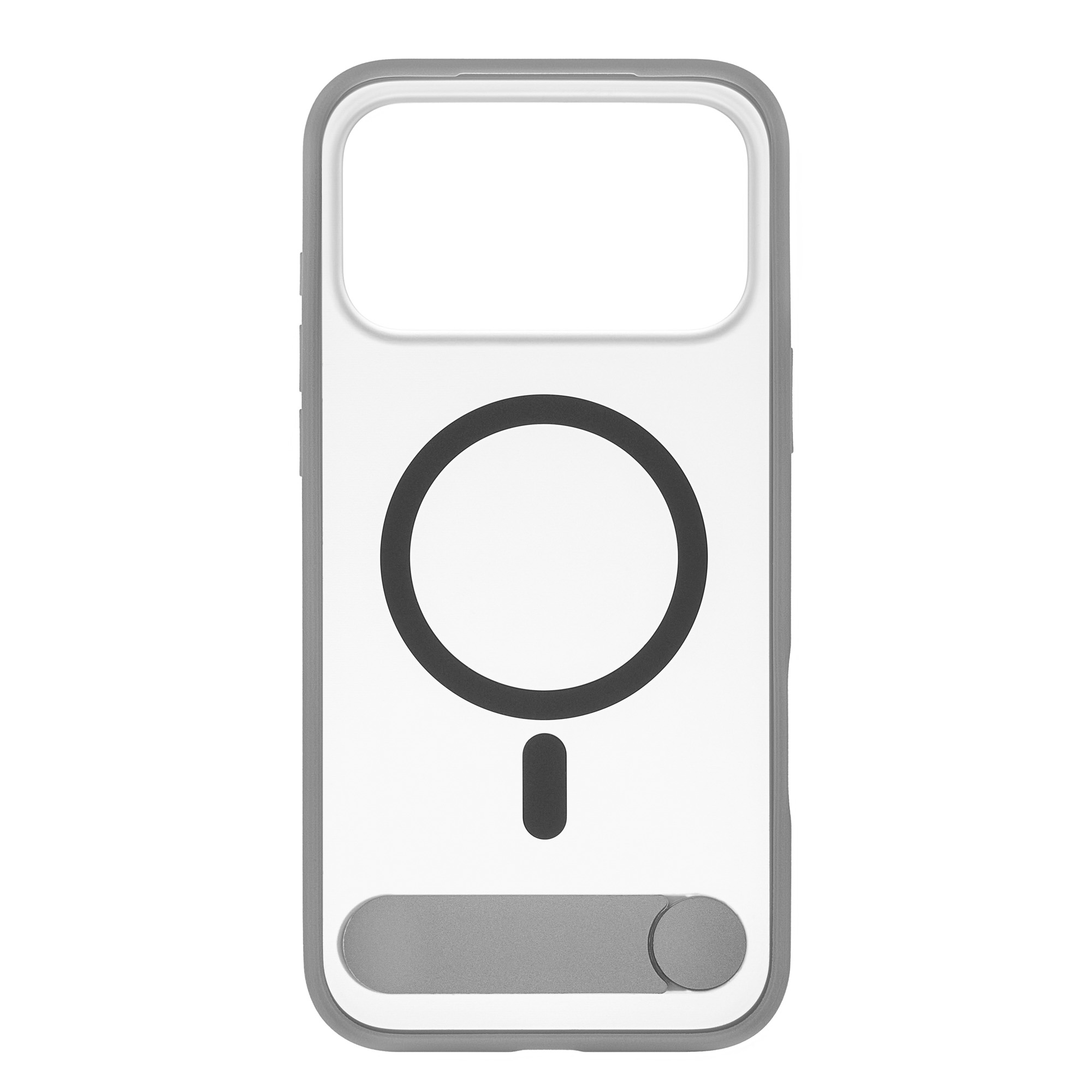 Фото Чехол защитный uBear Stand 360° Mag Case для iPhone 17 Pro Max, серый На фото изображено Чехол защитный uBear Stand 360° Mag Case для iPhone 17 Pro Max, серый