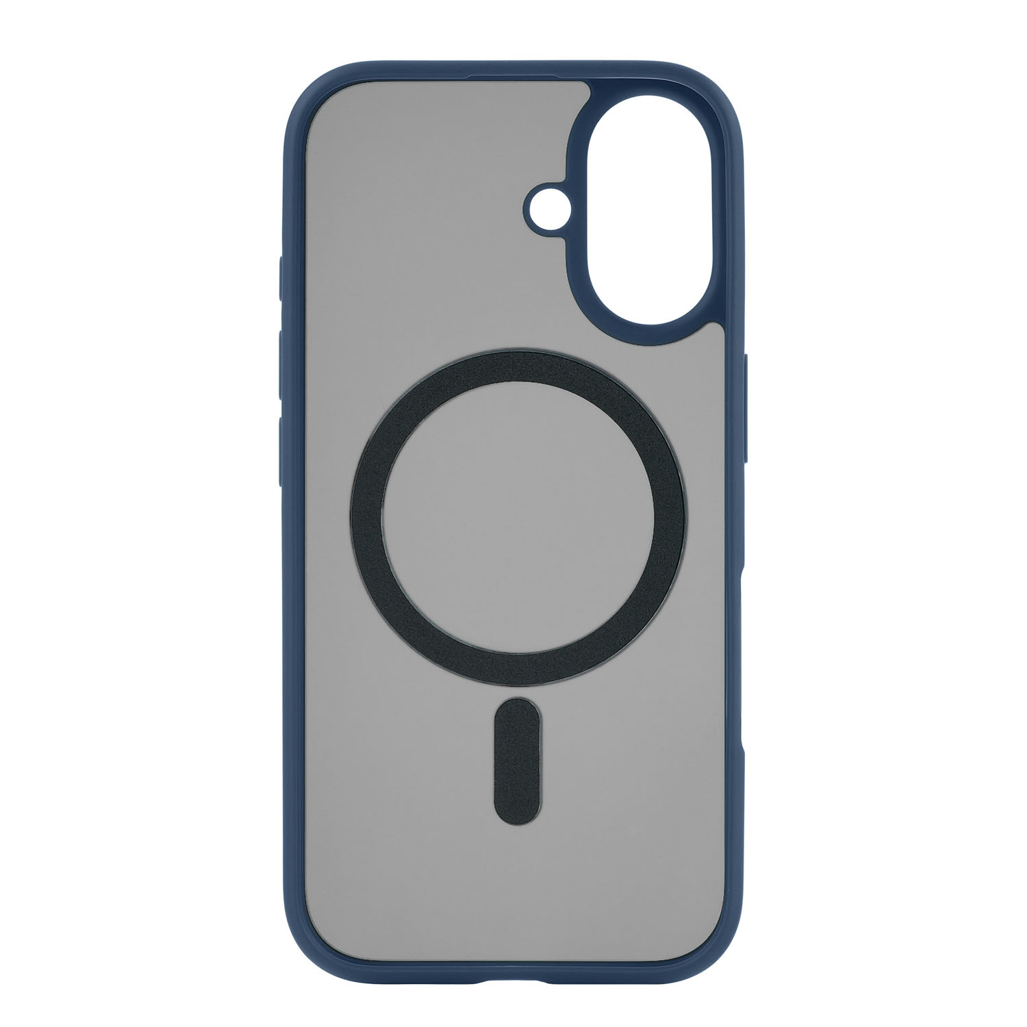 На фото изображено Чехол защитный uBear Cloud Mag Case для iPhone 16, синий