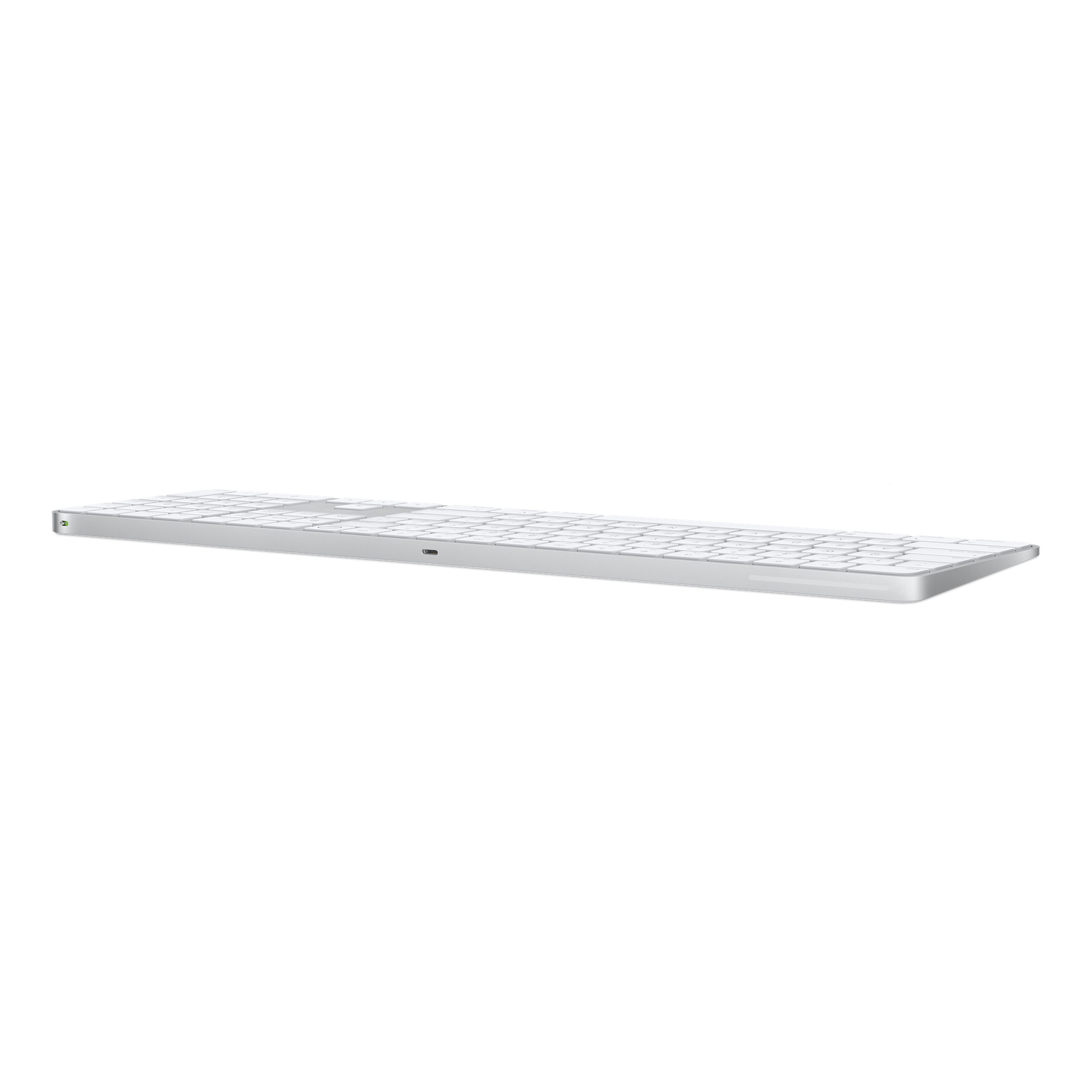 На фото изображено Клавиатура Apple Magic Keyboard с Touch ID и цифровой панелью для Mac, белый