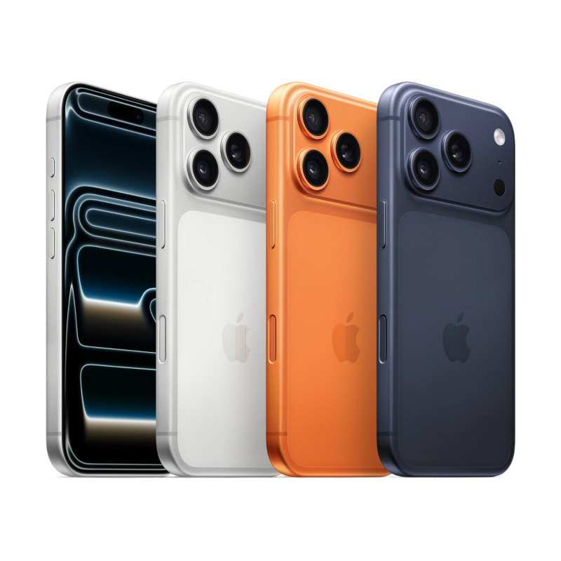 На фото изображено Apple iPhone 17 Pro Max, 256 ГБ, Серебристый