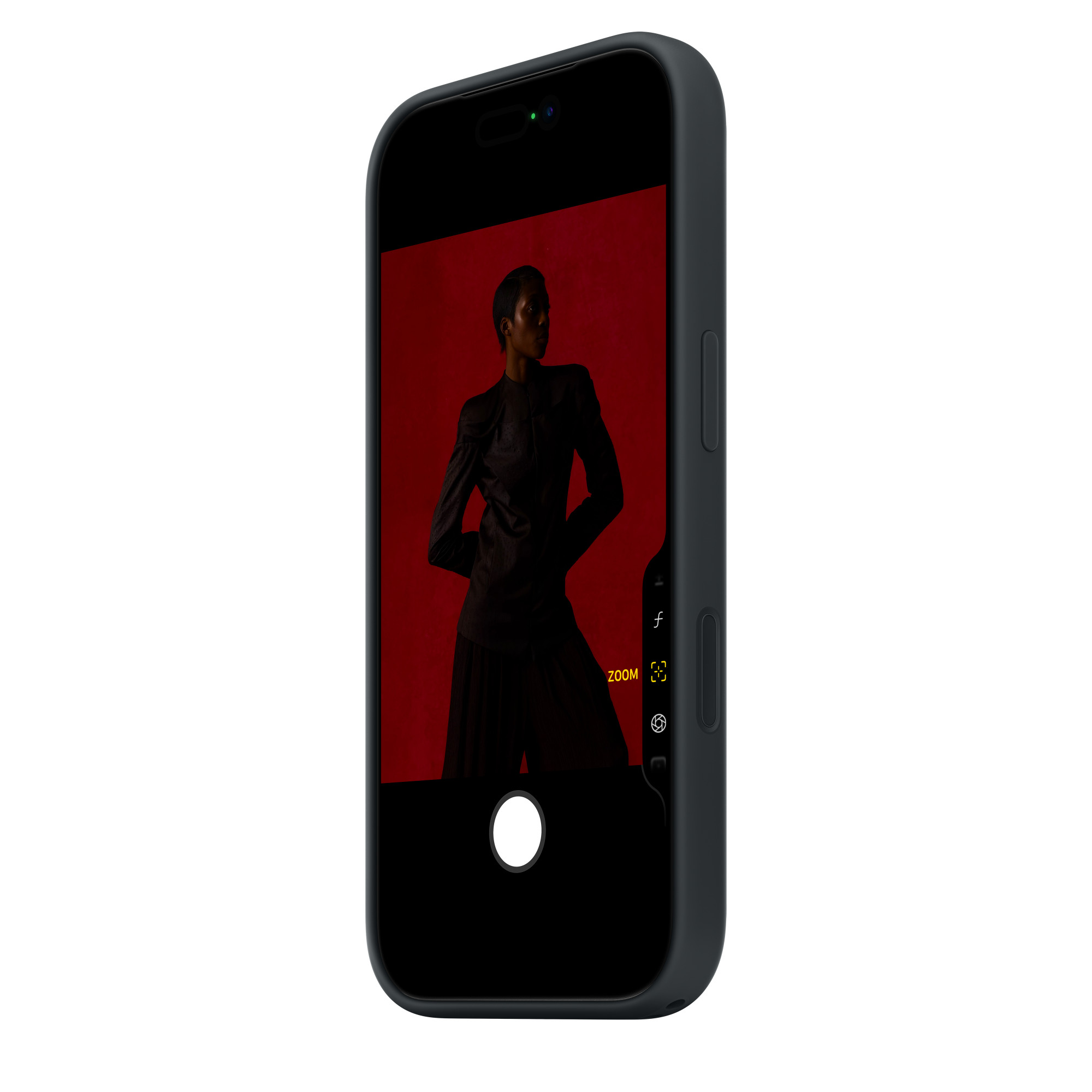 На фото изображено Чехол защитный Apple Silicone Case with MagSafe для iPhone 17 Pro, чёрный