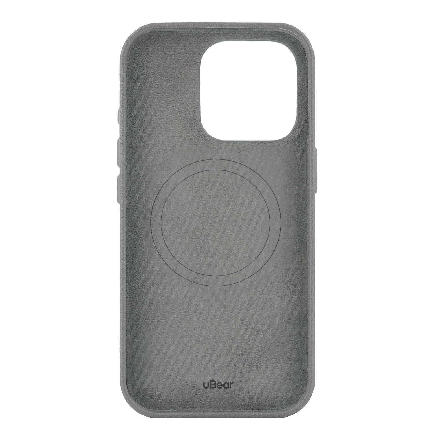 На фото изображено Чехол защитный uBear Capital Case для iPhone 16 Pro, серый