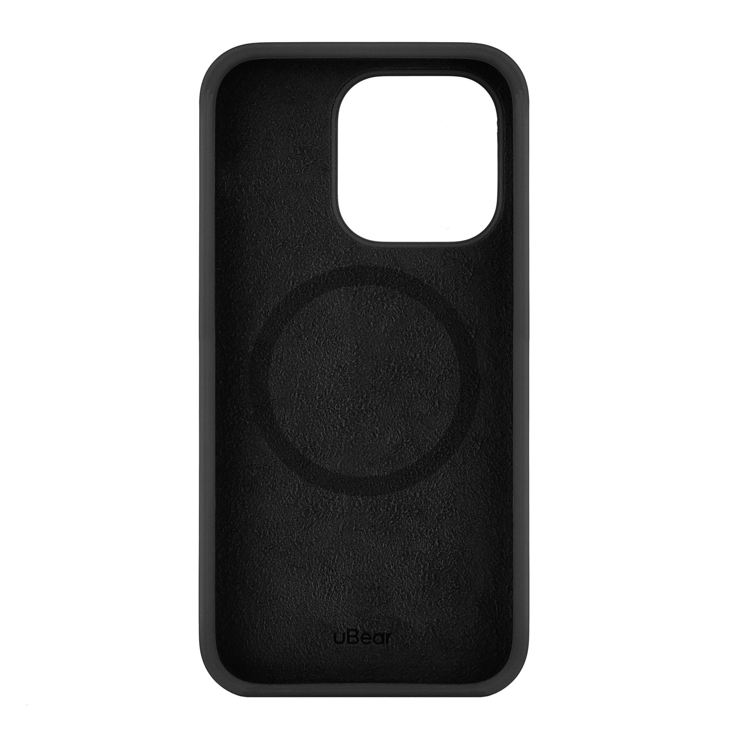 На фото изображено Чехол защитный uBear Touch Mag Case для iPhone 14 Pro, чёрный