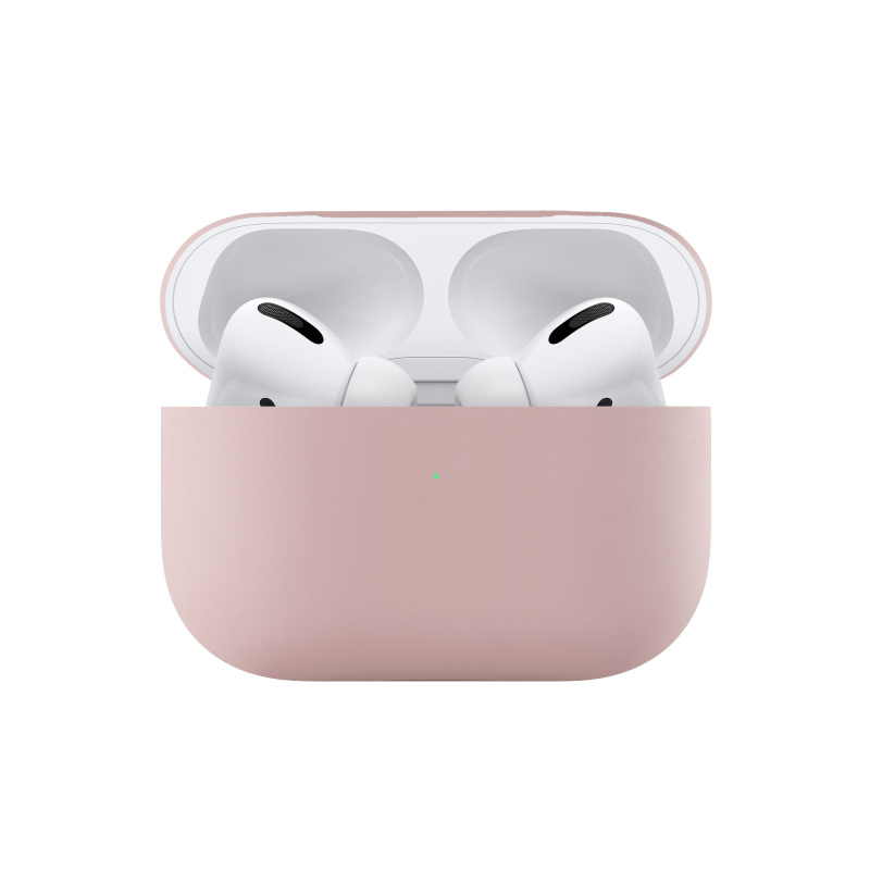 Ультратонкий силиконовый чехол uBear Touch Case for AirPods Pro, розовый