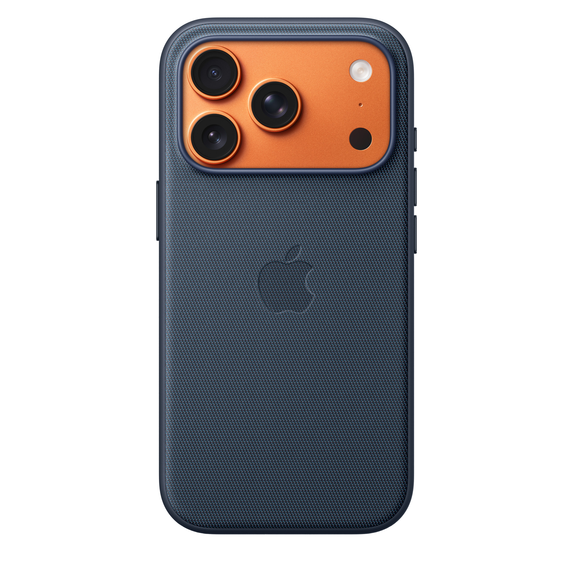 На фото изображено Чехол защитный Apple TechWoven Case with MagSafe для iPhone 17 Pro, синий