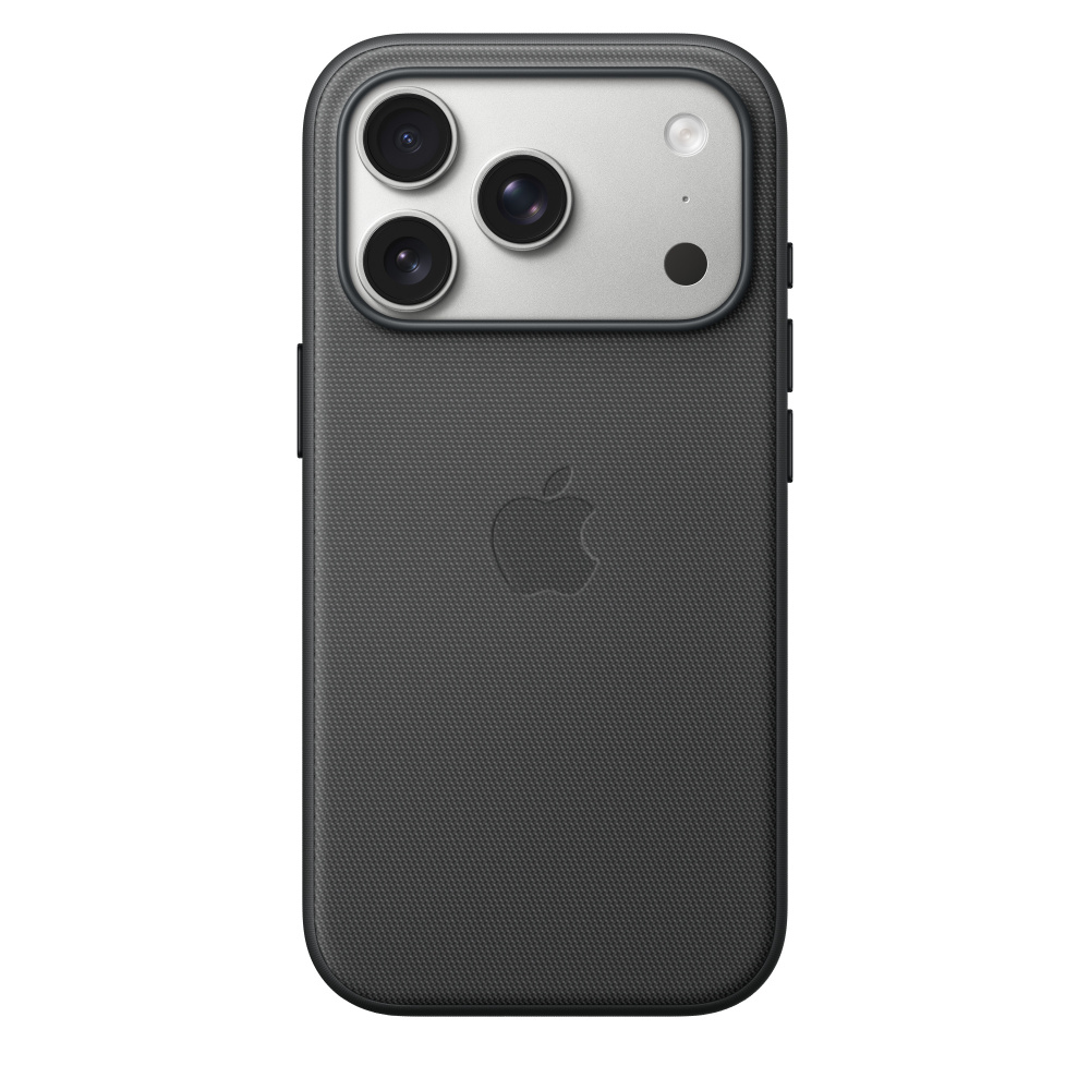 Фото Чехол защитный Apple TechWoven Case with MagSafe для iPhone 17 Pro, чёрный Фото Чехол защитный Apple TechWoven Case with MagSafe для iPhone 17 Pro, чёрный