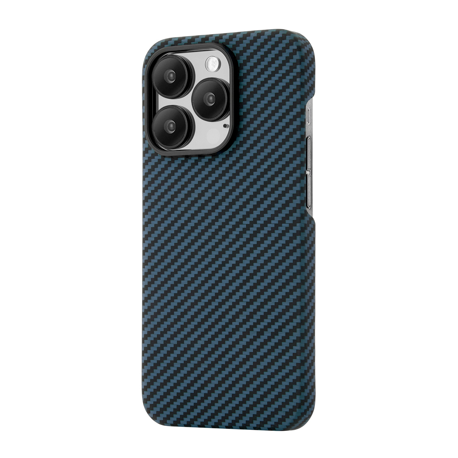 На фото изображено Чехол защитный uBear Supreme Case для iPhone 15 Pro, MagSafe совместимый, синий