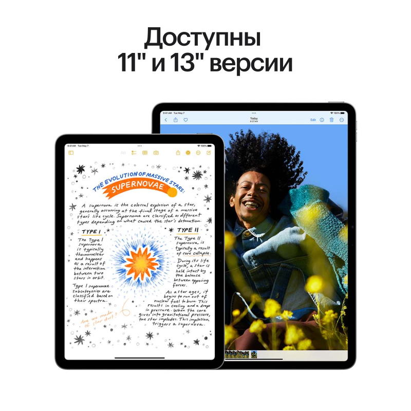 Apple iPad Air M2 11” дюймов Wi-Fi 128 ГБ, Фиолетовый