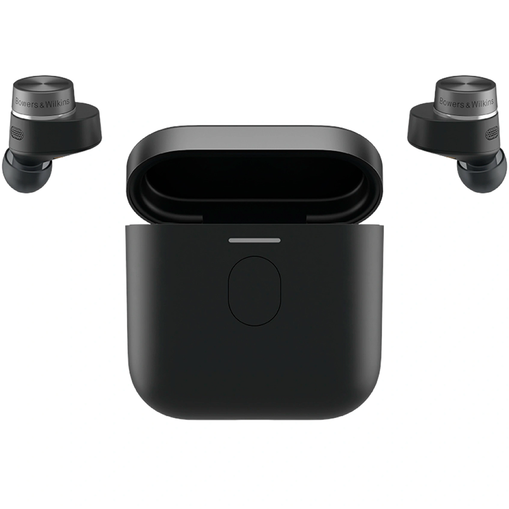 На фото изображено Беспроводные наушники Bowers & Wilkins Pi7 S2, чёрный