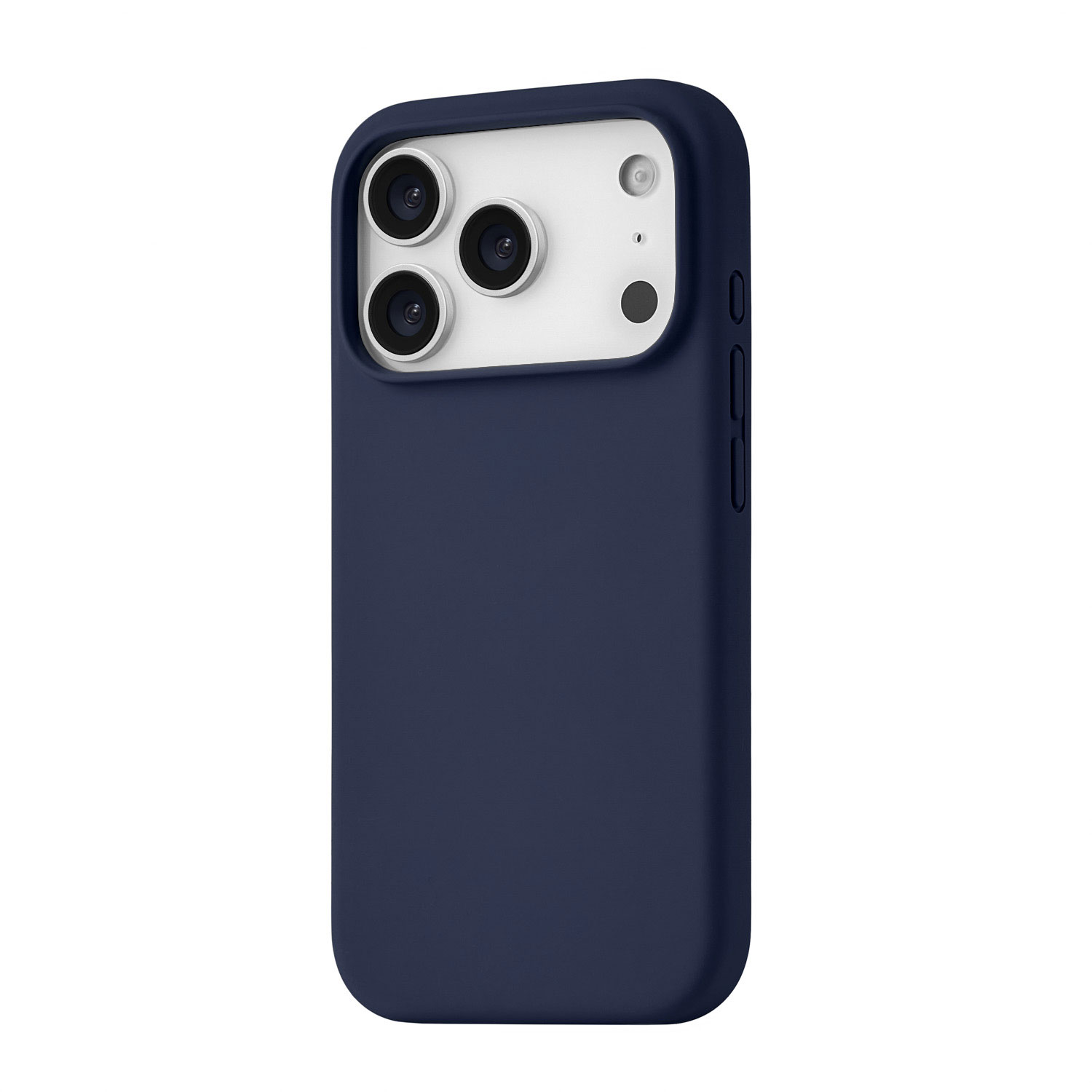 Фото Чехол защитный uBear Touch Mag Case для iPhone 17 Pro Max, MagSafe, темно-синий На фото изображено Чехол защитный uBear Touch Mag Case для iPhone 17 Pro Max, MagSafe, темно-синий