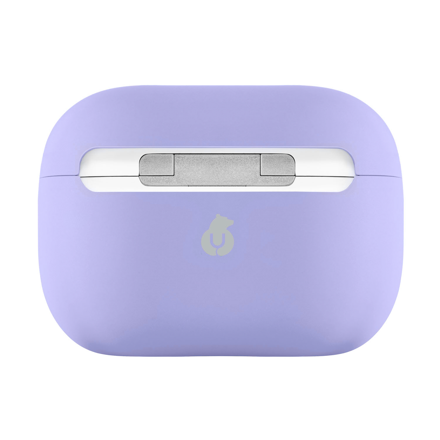 На фото изображено Защитный чехол uBear AirPods Pro 2 Touch Pro Silicone Case, фиолетовый