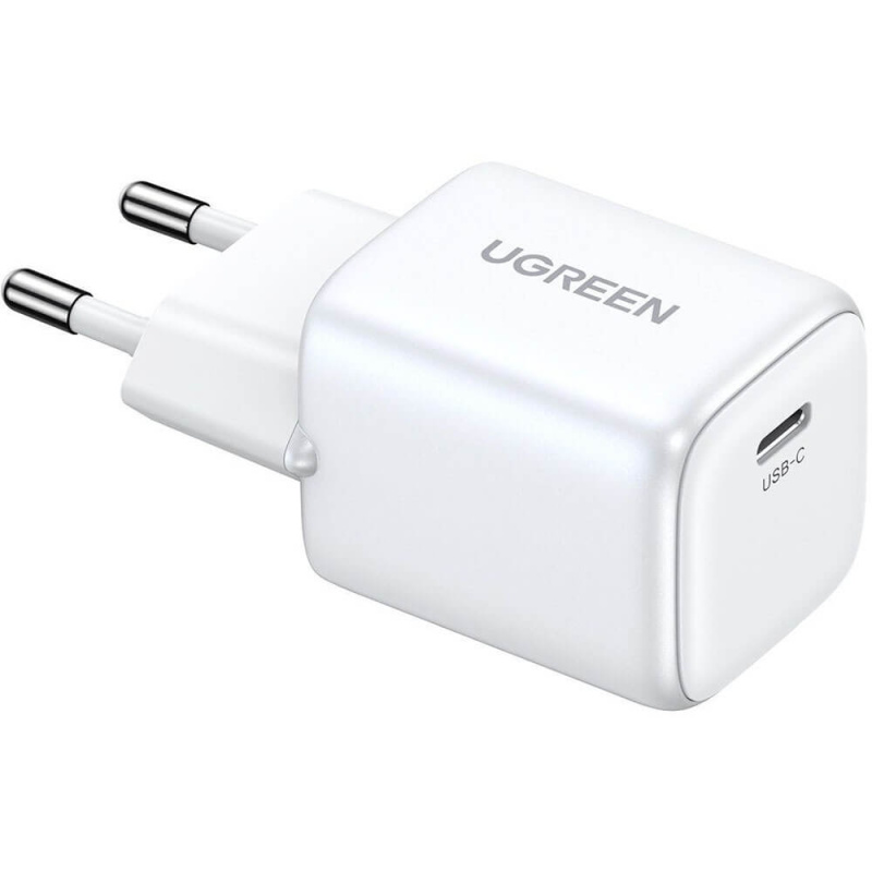 Фото Адаптер питания Ugreen Nexode 20W USB-C, белый