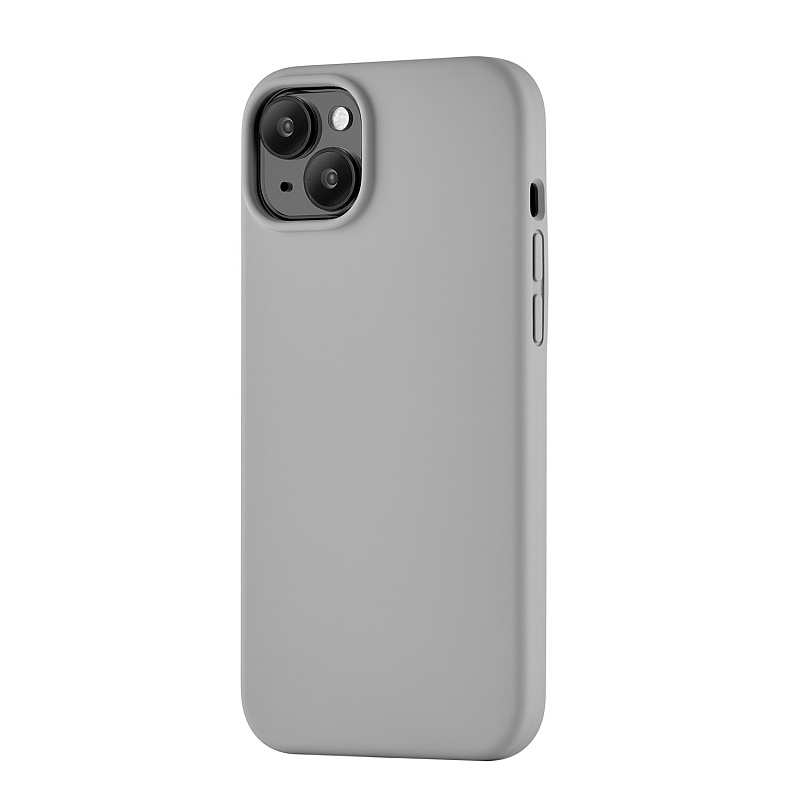 Чехол защитный uBear Touch Mag Case для iPhone 15 Plus, серый